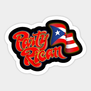 Party Rican Sticker